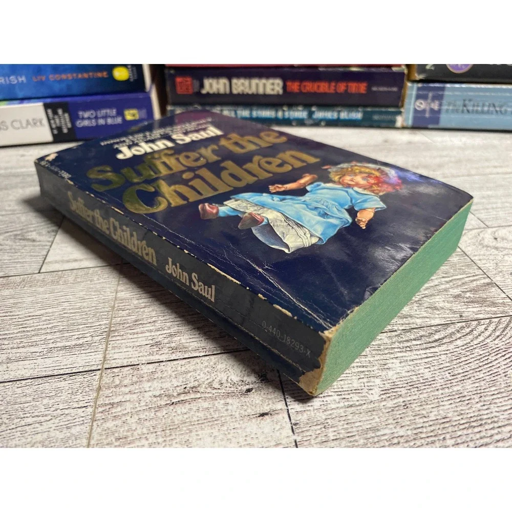 John Saul Suffer the Children Horror‎ Novel 1977 1st Printing Vintage Paperback